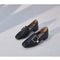 Zapatos de Cuero Pequeños Estilo Británico One Step Fashion