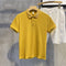 Polo Cómodo de Seda Suave para Hombre - Camisa Transpirable de Verano Elegante