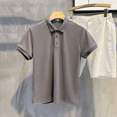 Polo Cómodo de Seda Suave para Hombre - Camisa Transpirable de Verano Elegante - Image 17