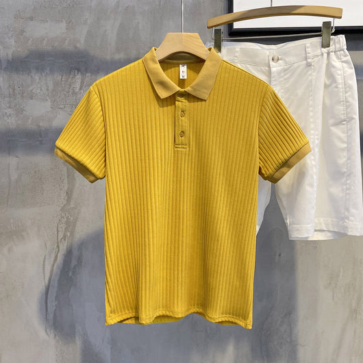 Polo Cómodo de Seda Suave para Hombre - Camisa Transpirable de Verano Elegante - Image 15