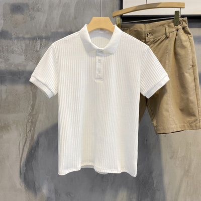 Polo Cómodo de Seda Suave para Hombre - Camisa Transpirable de Verano Elegante - Image 13