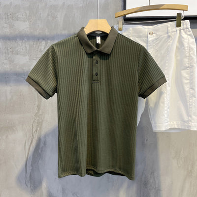 Polo Cómodo de Seda Suave para Hombre - Camisa Transpirable de Verano Elegante - Image 18