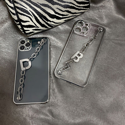 Funda Transparente para iPhone con Diseño de Letras - Compatible con iPhone 12 Pro Max, 11, X, 8, 7P - Image 6