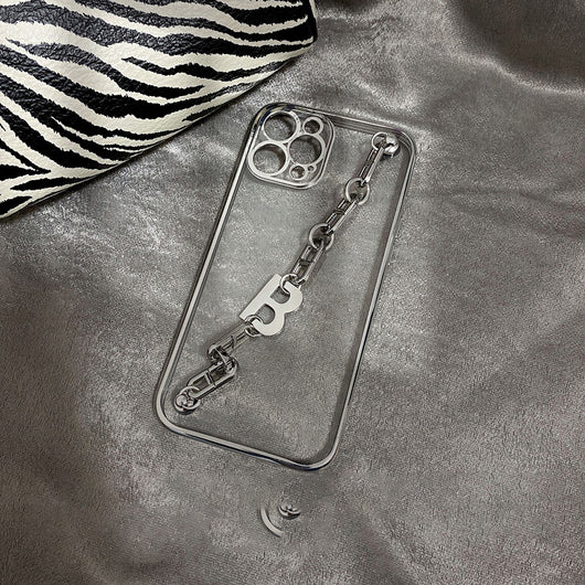 Funda Transparente para iPhone con Diseño de Letras - Compatible con iPhone 12 Pro Max, 11, X, 8, 7P - Image 7
