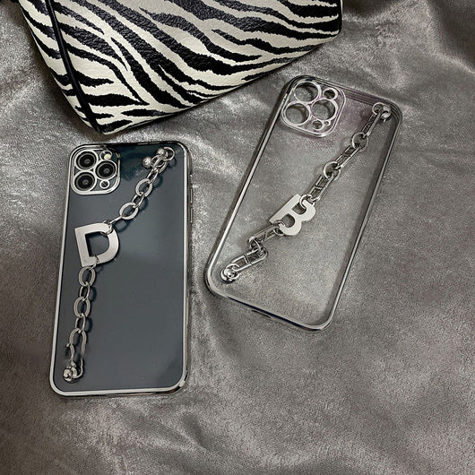 Funda Transparente para iPhone con Diseño de Letras - Compatible con iPhone 12 Pro Max, 11, X, 8, 7P - Image 4