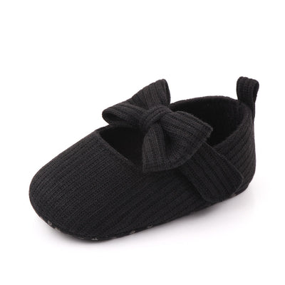 Zapatos de Lana Tejida con Moño para Bebé - Mocasines Princesa - Image 14
