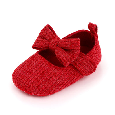 Zapatos de Lana Tejida con Moño para Bebé - Mocasines Princesa - Image 15