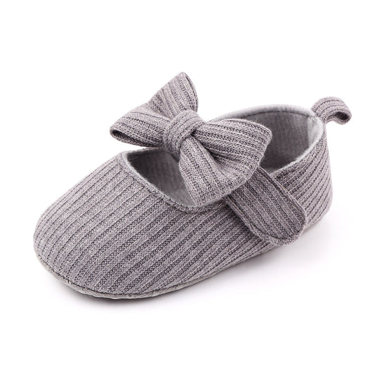 Zapatos de Lana Tejida con Moño para Bebé - Mocasines Princesa - Image 5