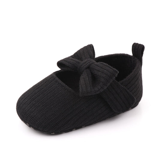 Zapatos de Lana Tejida con Moño para Bebé - Mocasines Princesa - Image 4