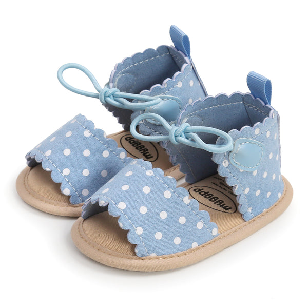 Sandalias Dot con Moño para Bebé y Niña