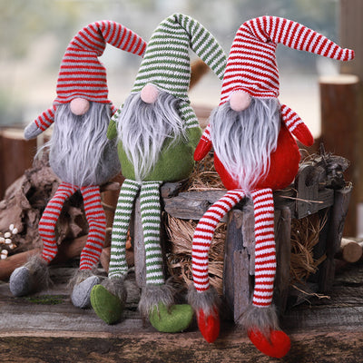 Gnomo Navideño con Gorro Largo