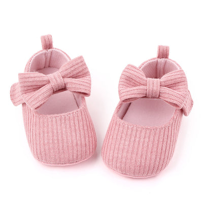 Zapatos de Lana Tejida con Moño para Bebé - Mocasines Princesa - Image 7