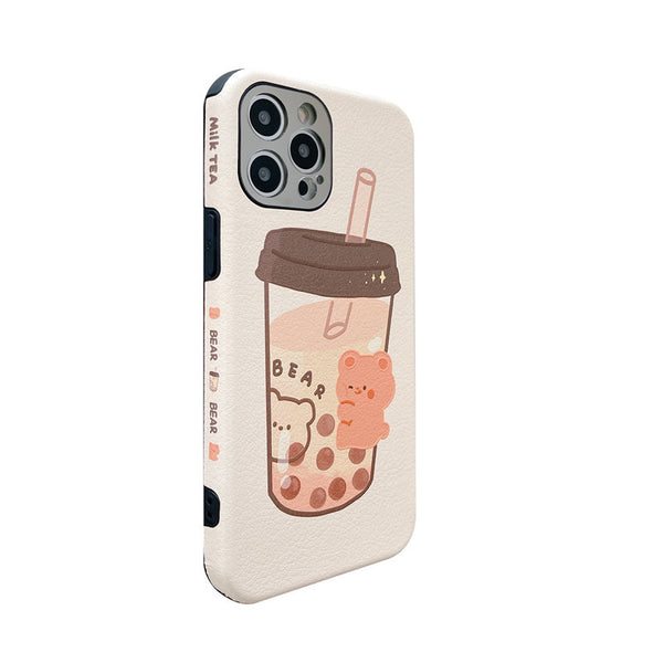 Funda Protectora Osito Leche para iPhone 12 Pro Max e iPhone 11