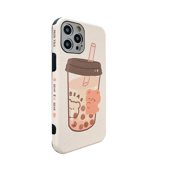 Funda Protectora Osito Leche para iPhone 12 Pro Max e iPhone 11