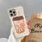 Funda Protectora Osito Leche para iPhone 12 Pro Max e iPhone 11