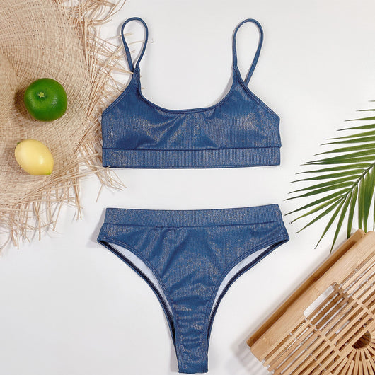 Bikini Deportivo Cintura Alta con Tubo - Diseño Europeo Moderno - Image 7