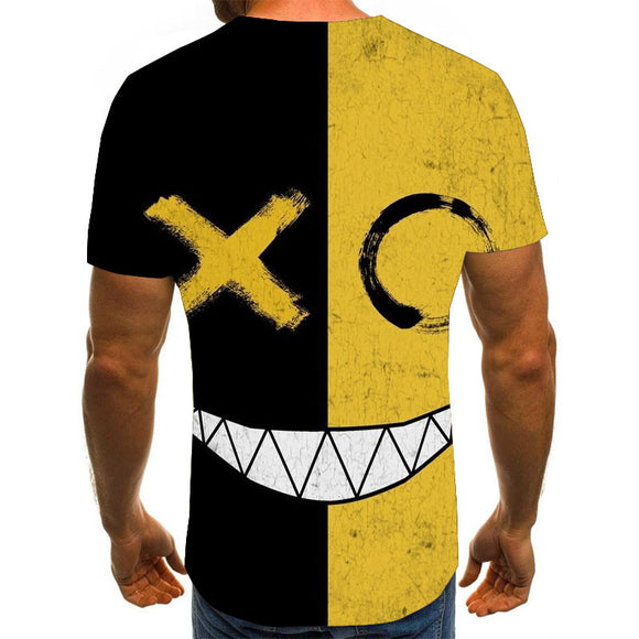 Camiseta 3D Anime Unisex de Manga Corta