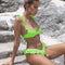 Bikini Enterizo con Volantes y Sujetador Balconette