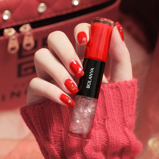 Esmalte de Uñas Bicolor Efecto Gel - Secado Rápido sin Horno