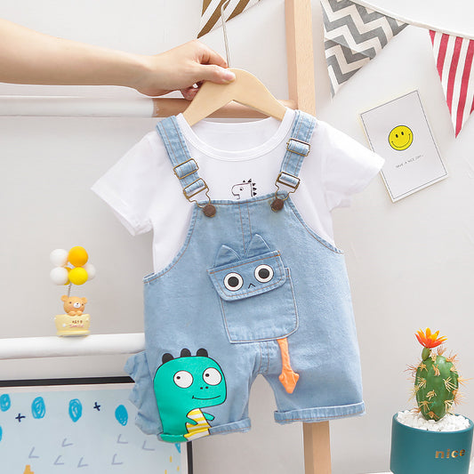 Conjunto Babero Dinosaurio para Bebé