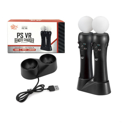 Cargador Dual para Controles PS4 VR - Estación de Carga Rápida - Image 7