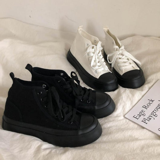 Zapatillas de Diseño Japonés Minimalista con Suela Gruesa