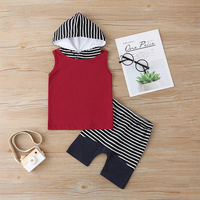 Conjunto de Blusa Estampado Animal y Short Liso