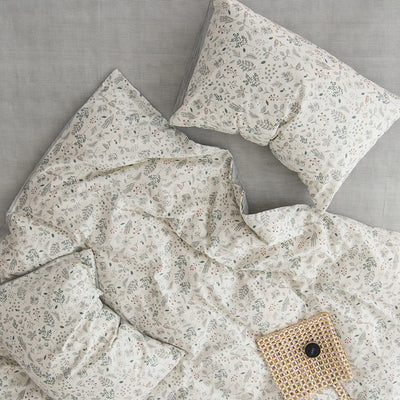 Juego de Cama Floral 4 Piezas 100% Algodón Puro Estilo Rústico - Image 6