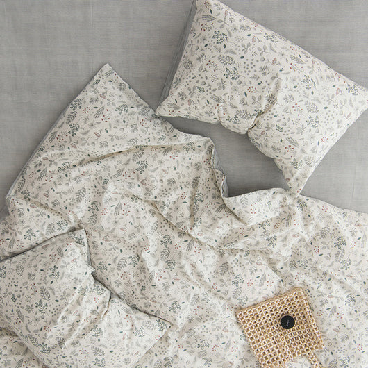 Juego de Cama Floral 4 Piezas 100% Algodón Puro Estilo Rústico - Image 4