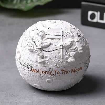 Cenicero Decorativo Luna Nórdico - Diseño Astronauta para Oficina y Hogar - Image 7