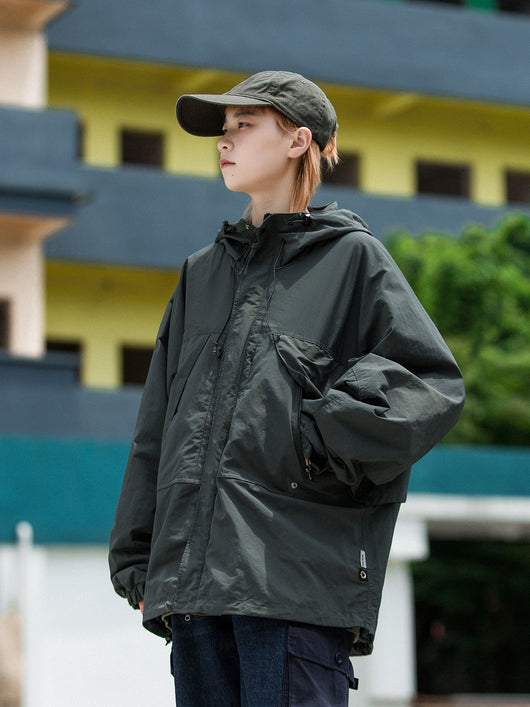 Chaqueta Vintage Americana Unisex para Trabajos al Aire Libre