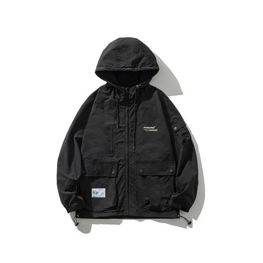 Chaqueta de Trabajo Impermeable con Capucha y Bolsillos Grandes - Image 8