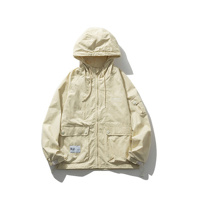 Chaqueta de Trabajo Impermeable con Capucha y Bolsillos Grandes - Image 9