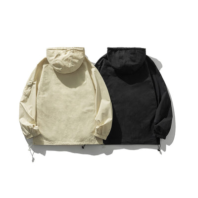 Chaqueta de Trabajo Impermeable con Capucha y Bolsillos Grandes - Image 10