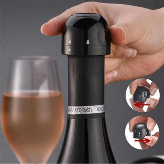Tapón Hermético de Vacío para Botellas de Vino y Champagne