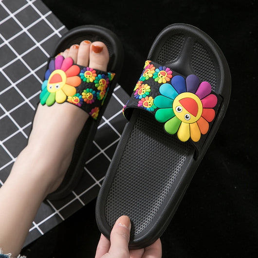 Pantuflas de Baño Mujer Suela Gruesa Antideslizante Silenciosas - Image 9