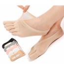 Calcetines Ultradelgados de Dedos Separados para Mujer - Diseño Minimalista Cuatro Estaciones