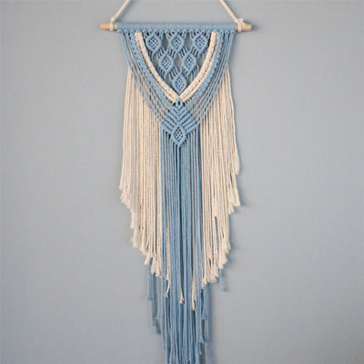 Tapiz de Pared Tejido a Mano con Cuerda de Algodón y Borlas Decorativas - Image 11