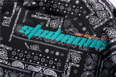 Chamarra Hoodie Estampado Étnico Oversized para Hombre - Diseño Casual Trendy - Image 11