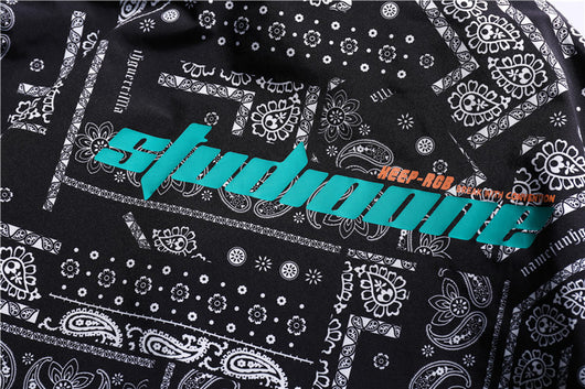 Chamarra Hoodie Estampado Étnico Oversized para Hombre - Diseño Casual Trendy - Image 11