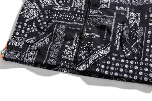 Chamarra Hoodie Estampado Étnico Oversized para Hombre - Diseño Casual Trendy - Image 9