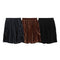 Shorts Retro Urbanos de Terciopelo con Bolsillos Amplios - Corte Holgado