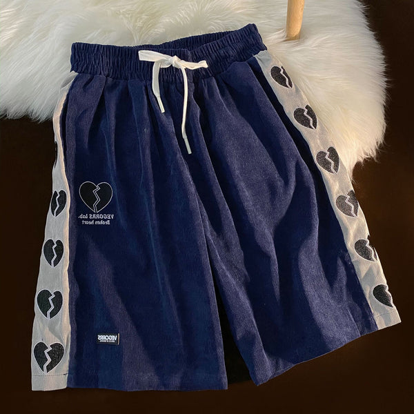 Shorts Deportivos Retro Mujer - Cintura Alta Ancha Estilo Vintage Verano