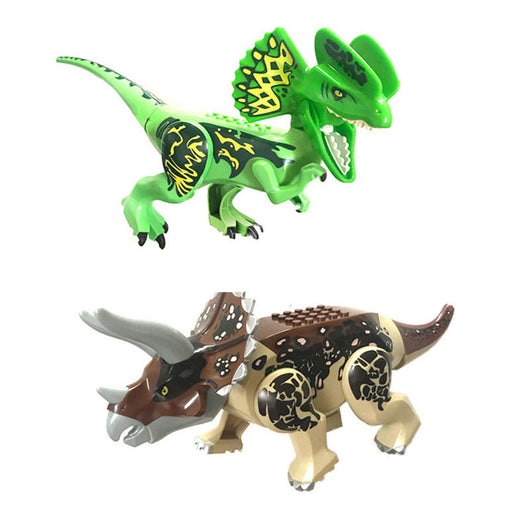 Set de Bloques de Construcción Dinosaurios - Dragón Tricerátops Bolsa Juguete Grande Armable