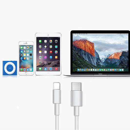 Cable USB-C a Lightning Compatible con MacBook - Transferencia de Datos de Alta Velocidad - Image 2