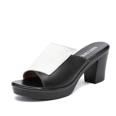 Sandalias de Tacón Grueso para Mujer - Comodidad y Estilo - Image 11