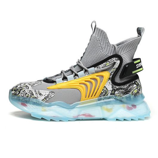 Zapatillas de Baloncesto Flyknit Mesh Talla Grande - Comodidad y Estilo Casual - Image 12