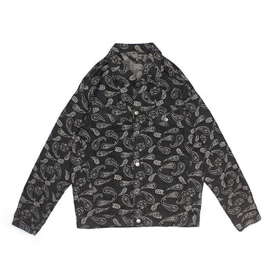 Chaqueta Denim Estampado Paisley para Hombre - Image 10