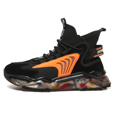 Zapatillas de Baloncesto Flyknit Mesh Talla Grande - Comodidad y Estilo Casual - Image 4