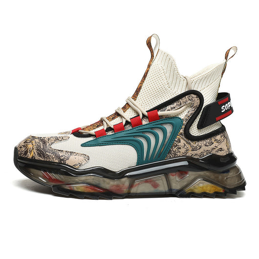 Zapatillas de Baloncesto Flyknit Mesh Talla Grande - Comodidad y Estilo Casual - Image 6